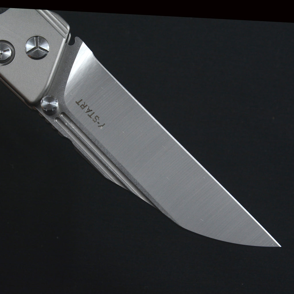 Y-START Pocket Knife M390 Blade Carbon Fiber Titanium Handle LK5029