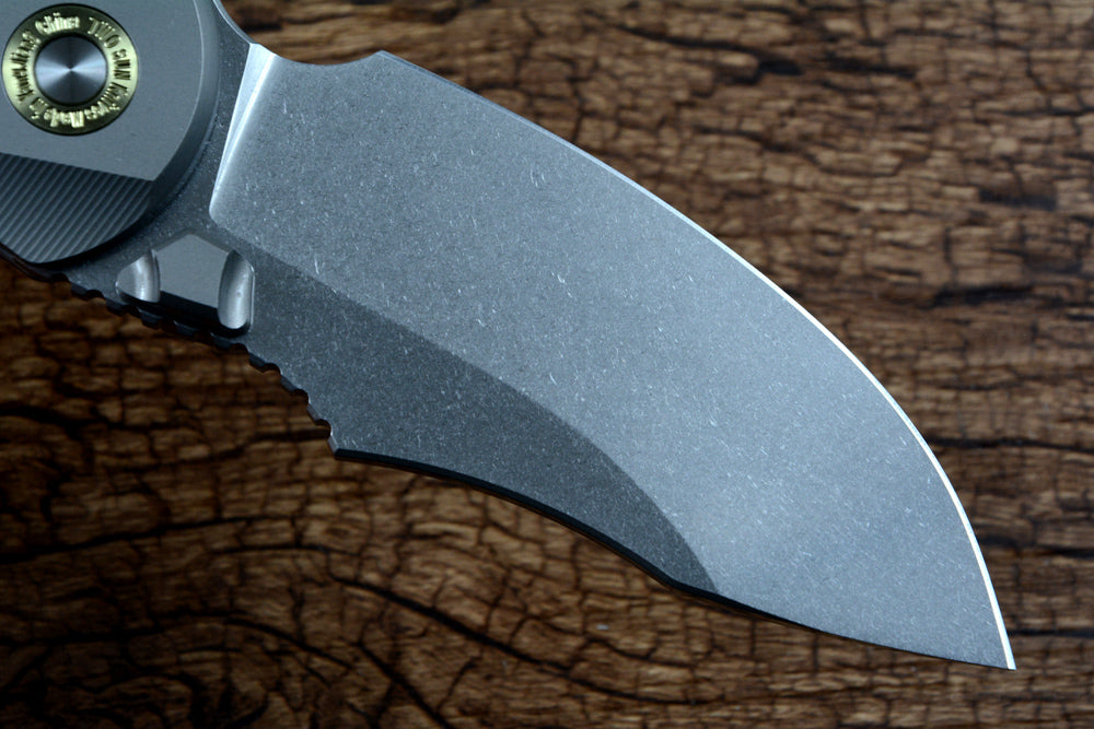 TWOSUN TS605 Folding Knife 14C28N Blade TC4 Titanium Handle