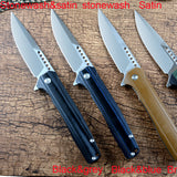 Y-START flipper knife LK5014 with 14C28N blade ball bearing washer G10 handle outdoor EDC tools