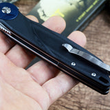 Y-START LK5024 flipper folding knife ball bearing washer D2 satin blade G10 handle outdoor camping hunting pocket knife EDC tools